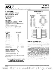 MT5C6408 datasheet pdf Austin Semiconductor