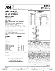 MT4C4001J datasheet pdf Austin Semiconductor
