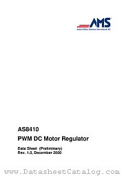 AS8410 datasheet pdf Austria Mikro Systems