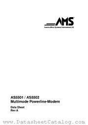 AS5502 datasheet pdf Austria Mikro Systems