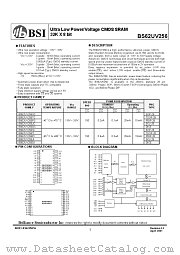 BS62UV256 datasheet pdf Brilliance Semiconductor