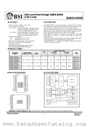 BS62UV4000 datasheet pdf Brilliance Semiconductor