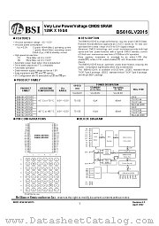 BS616LV2015 datasheet pdf Brilliance Semiconductor