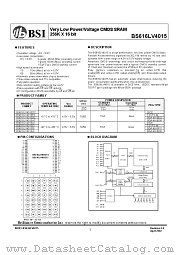 BS616LV4015 datasheet pdf Brilliance Semiconductor