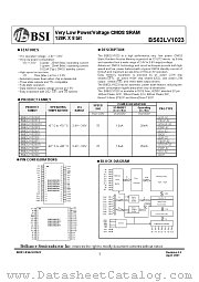 BS62LV1023 datasheet pdf Brilliance Semiconductor