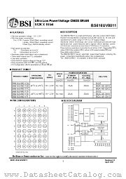 BS616UV8011 datasheet pdf Brilliance Semiconductor