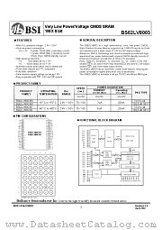 BS62LV8003 datasheet pdf Brilliance Semiconductor