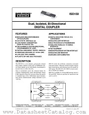 ISO150 datasheet pdf Burr Brown