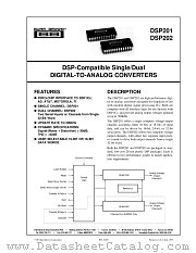 DSP201, DSP202 datasheet pdf Burr Brown