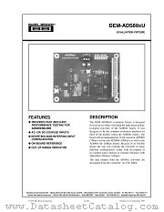DEM-ADS80XU datasheet pdf Burr Brown