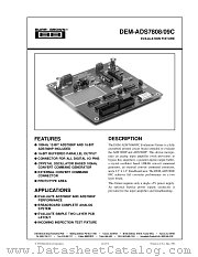 DEM-ADS7808 datasheet pdf Burr Brown