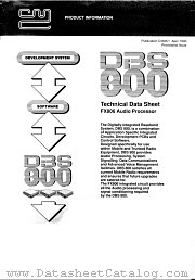 FX806 datasheet pdf CONSUMER MICROCIRCUITS LIMITED