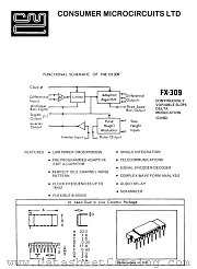 FX309 datasheet pdf CONSUMER MICROCIRCUITS LIMITED