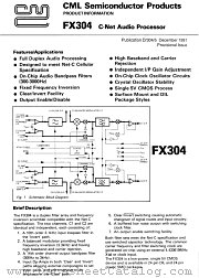 FX304 datasheet pdf CONSUMER MICROCIRCUITS LIMITED