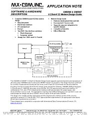 CMX868, CMX867 datasheet pdf CONSUMER MICROCIRCUITS LIMITED