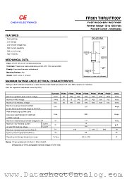 FR306 datasheet pdf Chenyi Electronics