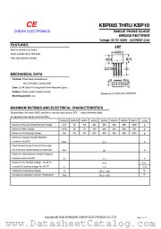 KBP10 datasheet pdf Chenyi Electronics