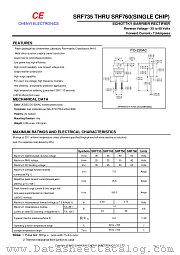 SRF750 datasheet pdf Chenyi Electronics