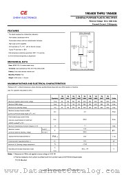 1N5404 datasheet pdf Chenyi Electronics