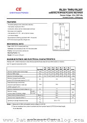 RL207 datasheet pdf Chenyi Electronics