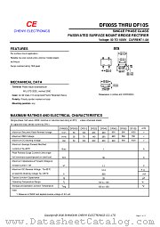 DF01S datasheet pdf Chenyi Electronics