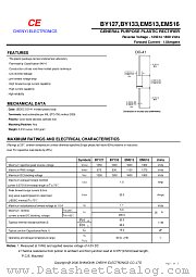 BY127 datasheet pdf Chenyi Electronics