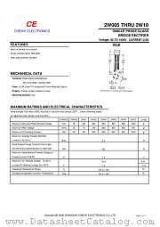 2W08 datasheet pdf Chenyi Electronics