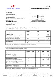 LL4148 datasheet pdf Chenyi Electronics