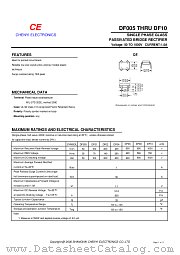 DF08 datasheet pdf Chenyi Electronics