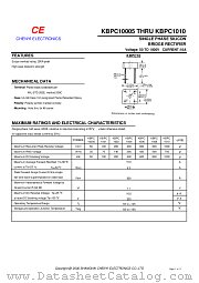 KBPC1004 datasheet pdf Chenyi Electronics