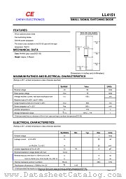 LL4151 datasheet pdf Chenyi Electronics
