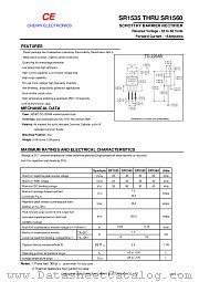 SR1535 datasheet pdf Chenyi Electronics