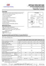 SRF1630 datasheet pdf Chenyi Electronics