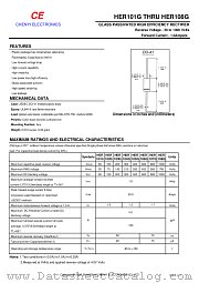 HER106G datasheet pdf Chenyi Electronics