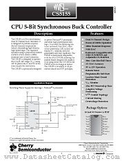 CS5155 datasheet pdf Cherry Semiconductor