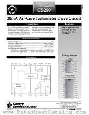 CS289 datasheet pdf Cherry Semiconductor
