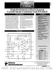 CS5661 datasheet pdf Cherry Semiconductor