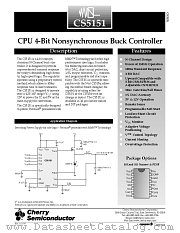 CS5151 datasheet pdf Cherry Semiconductor