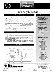 CS209A datasheet pdf Cherry Semiconductor