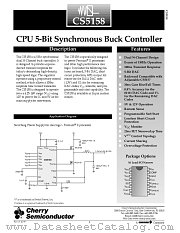 CS5158 datasheet pdf Cherry Semiconductor