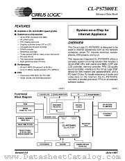 CL-PS7500FE datasheet pdf Cirrus Logic