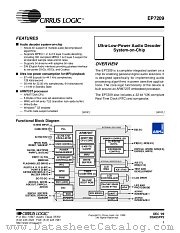 EP7209 datasheet pdf Cirrus Logic
