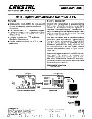 CDBCAPTURE datasheet pdf Cirrus Logic
