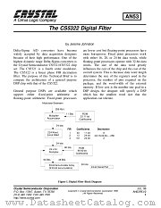 AN53 datasheet pdf Cirrus Logic