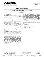 AN46 datasheet pdf Cirrus Logic
