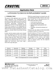 AN164 datasheet pdf Cirrus Logic