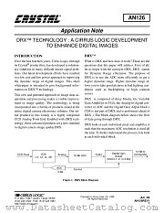AN126 datasheet pdf Cirrus Logic