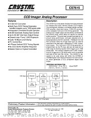 CS7615 datasheet pdf Cirrus Logic