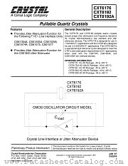 CXT6176/8192/8192A datasheet pdf Cirrus Logic