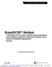 SMARTSCM MODEM datasheet pdf Conexant